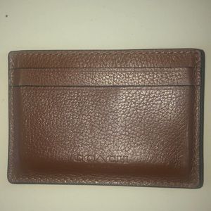 NWOT Coach Mens wallet money clip
